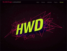 Tablet Screenshot of hipwebdesign.com